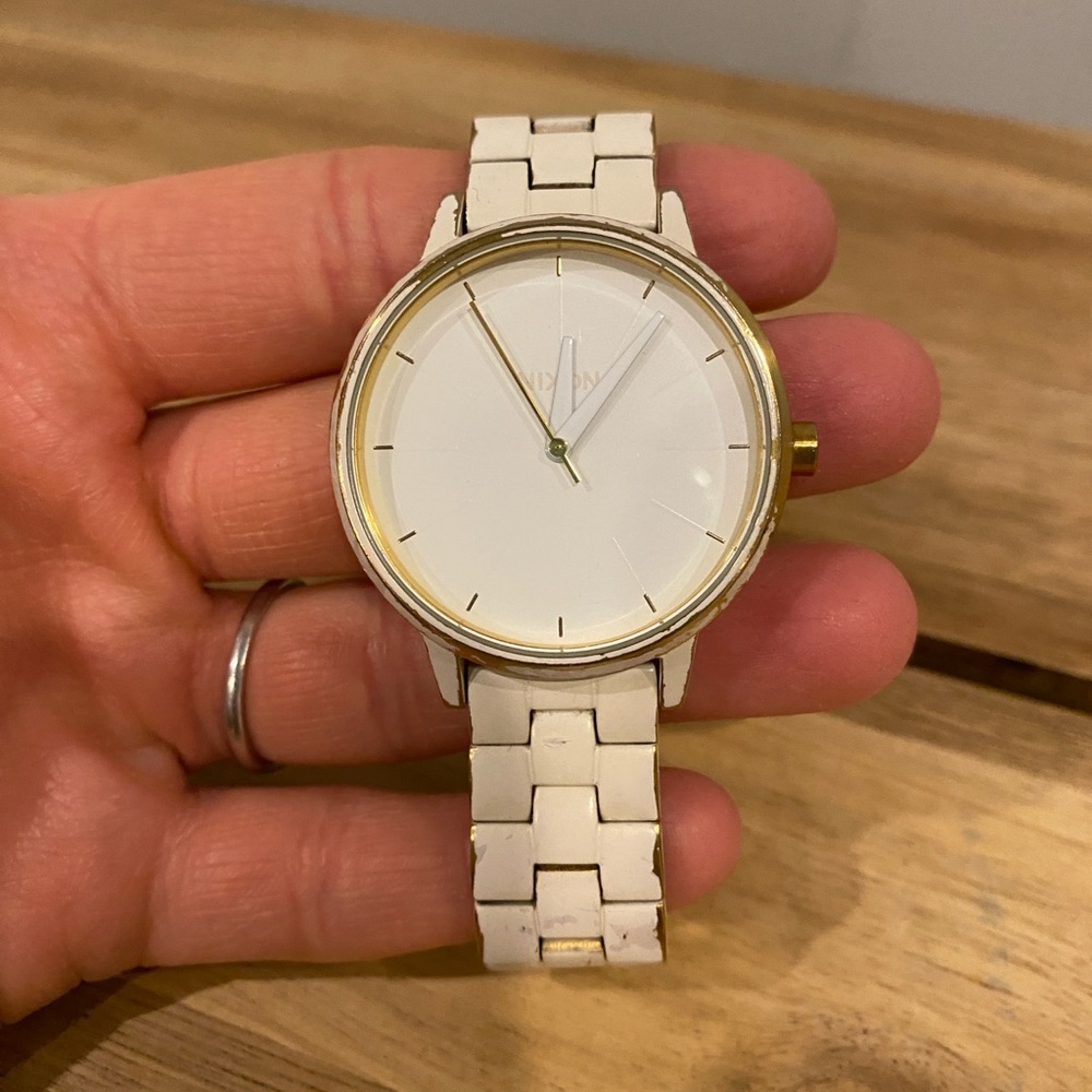 Kensington All White/Light Gold Men’s or Women’s Watch